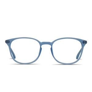 MUSE WESTON 35-001893 BLUE SILVER MATTE RX EYEGLASSES FRAME 49-18-145
